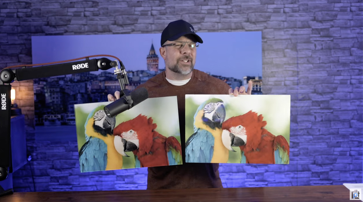 metal vs acrylic print side by side artbeat studios