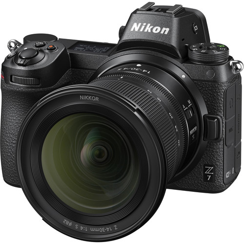 Nikon Z7 with a 14-30 mm lens