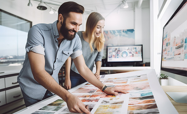 Photographers proofing LumaPrints
