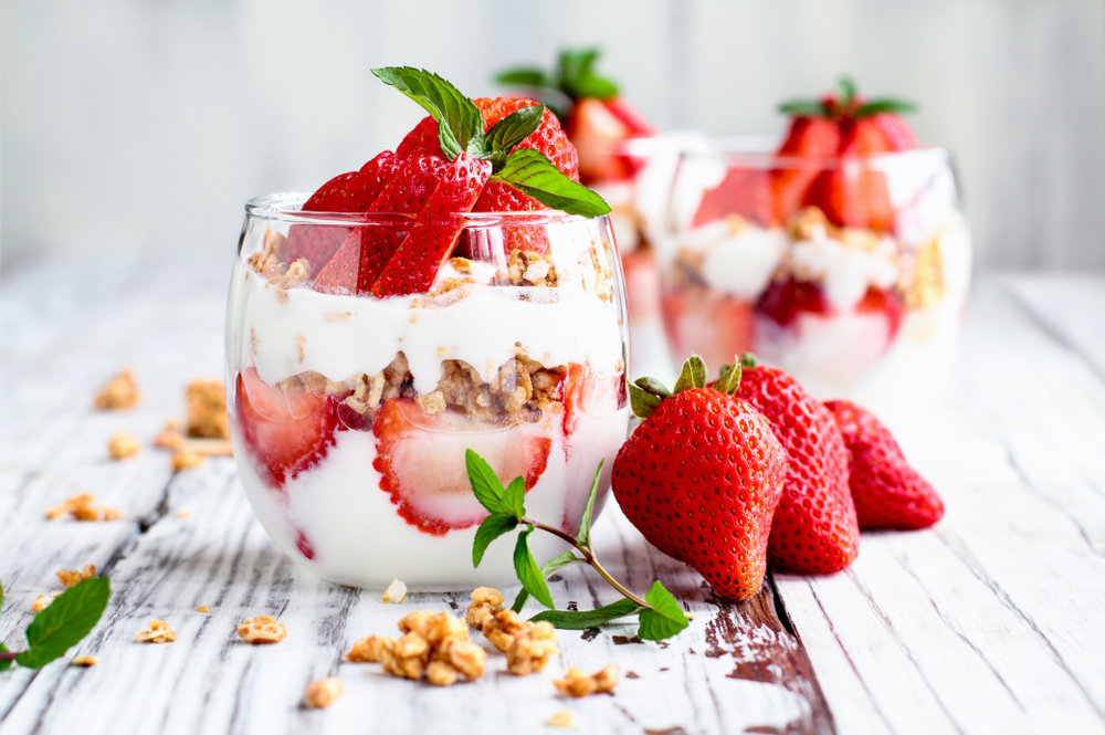 strawberry parfaits